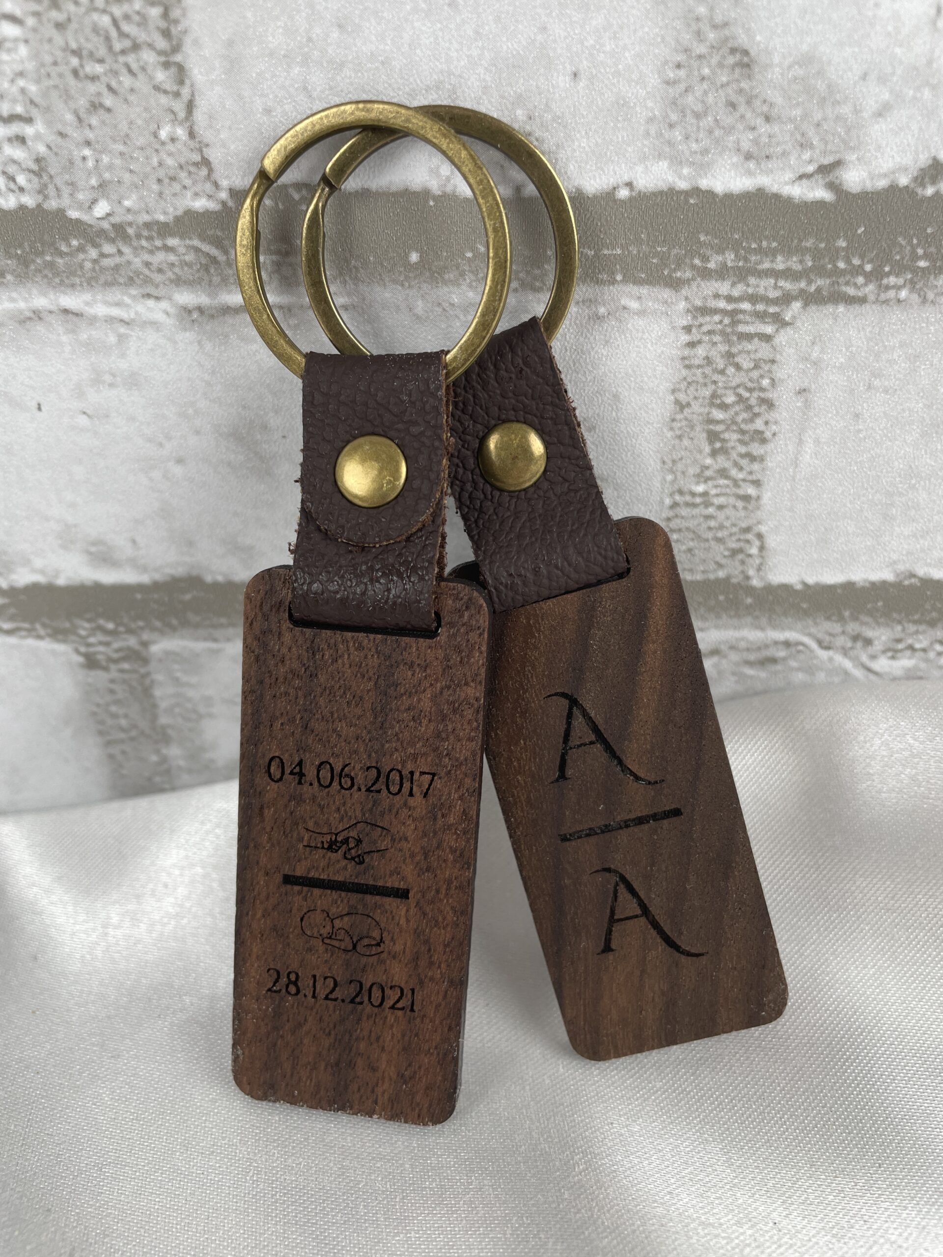 Porte clé en Bois Personnalisé