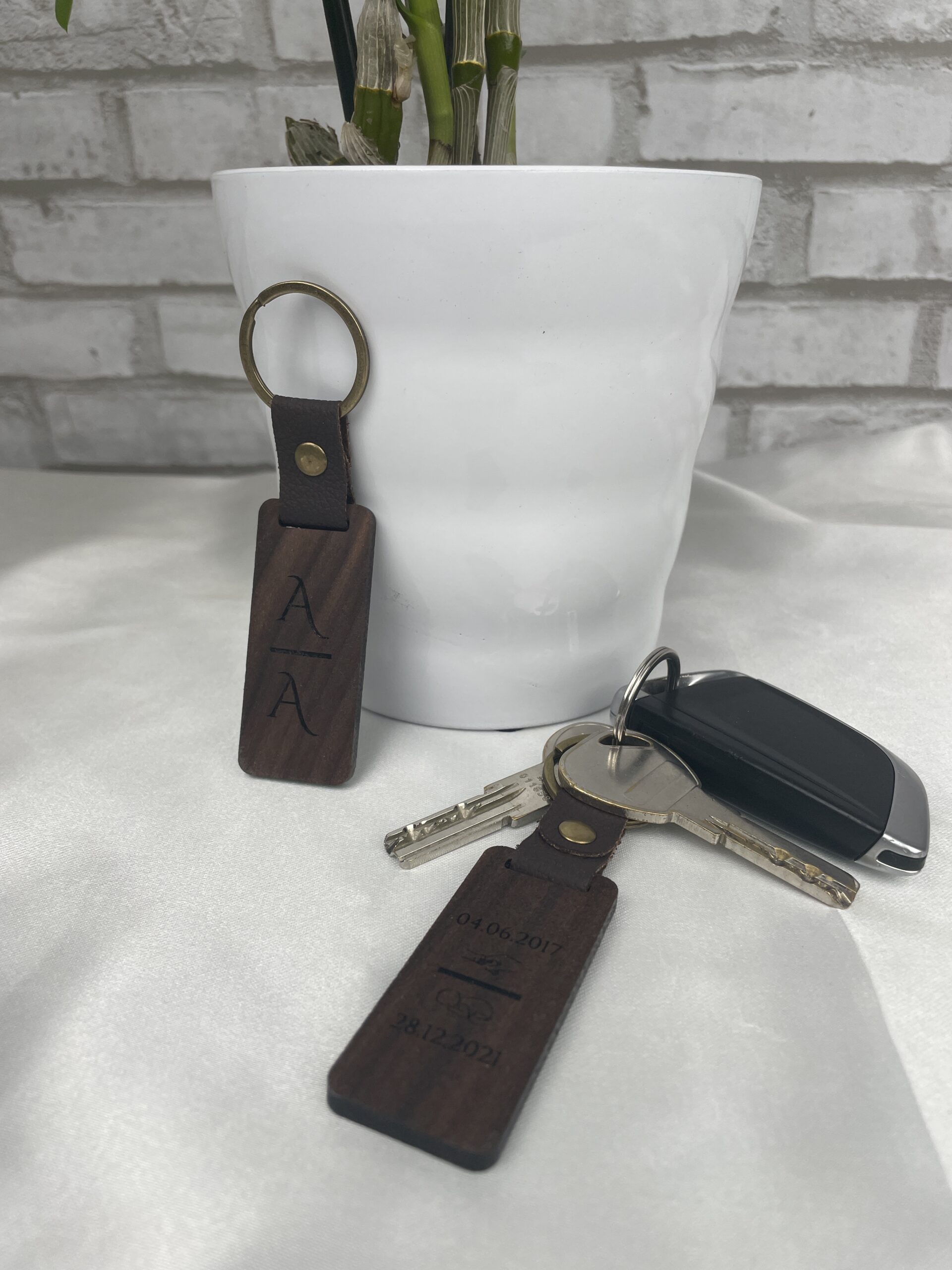 Porte clé en Bois Personnalisé