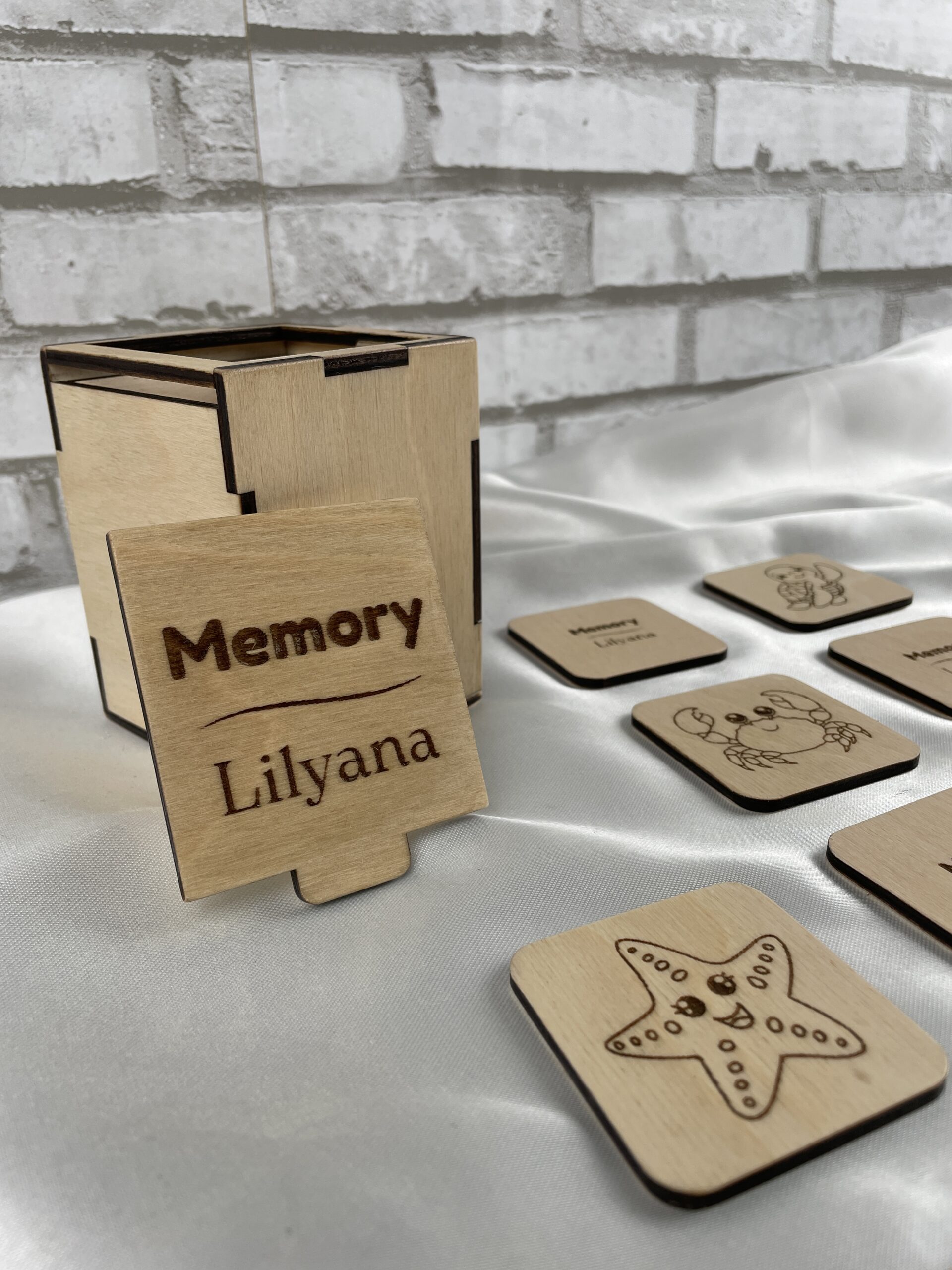 Memory en Bois Personnalisé