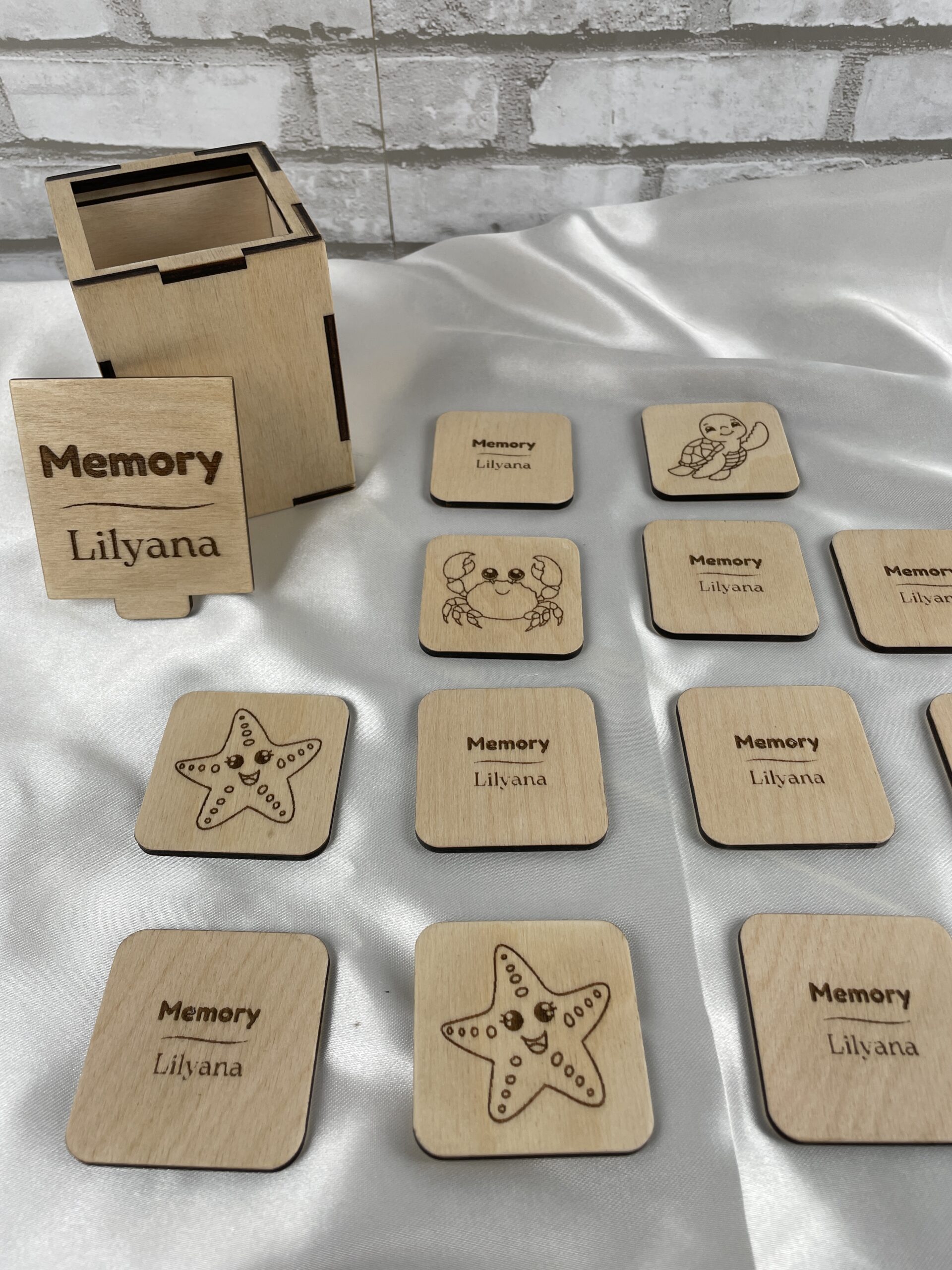 Memory en Bois Personnalisé