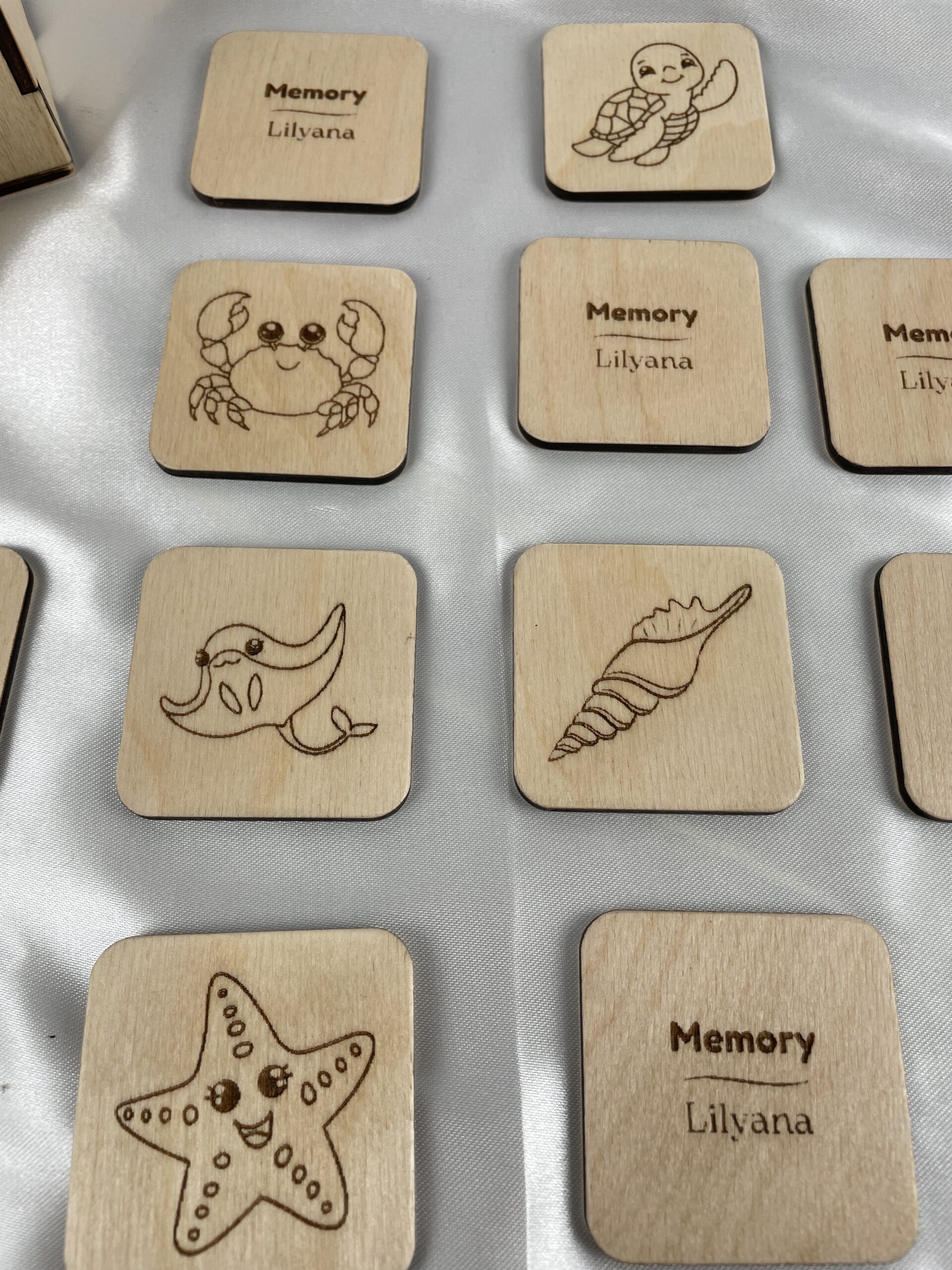 Memory en Bois Personnalisé