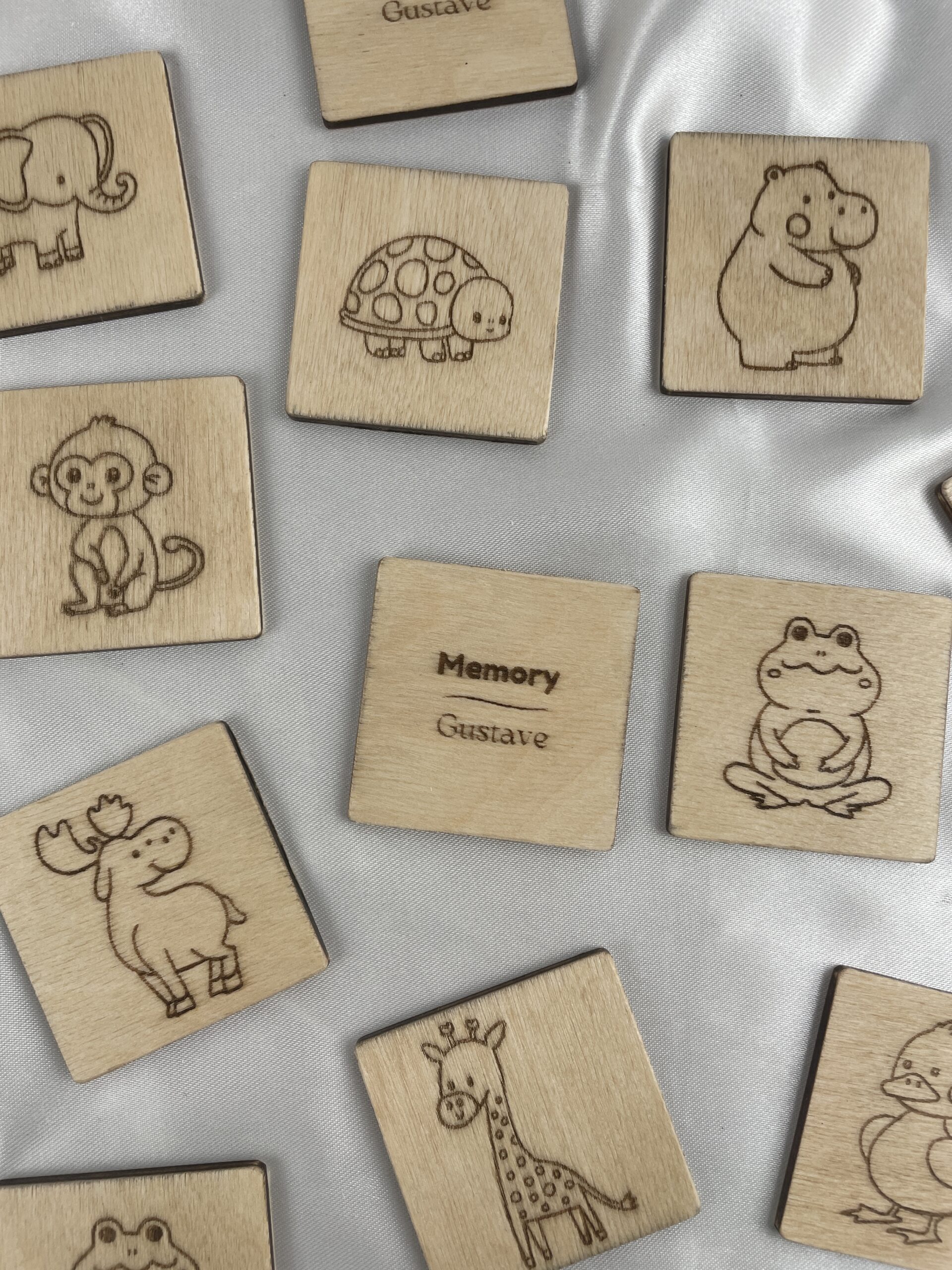 Memory en Bois Personnalisé