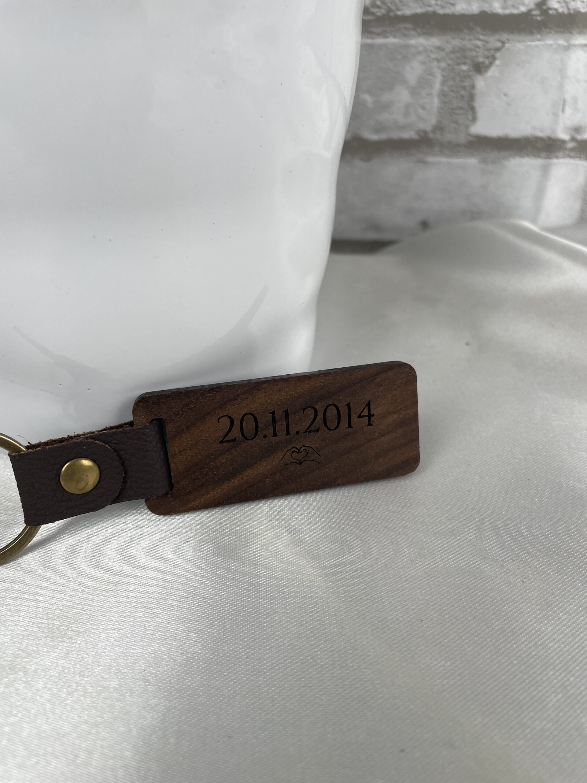 Porte clé en Bois Personnalisé