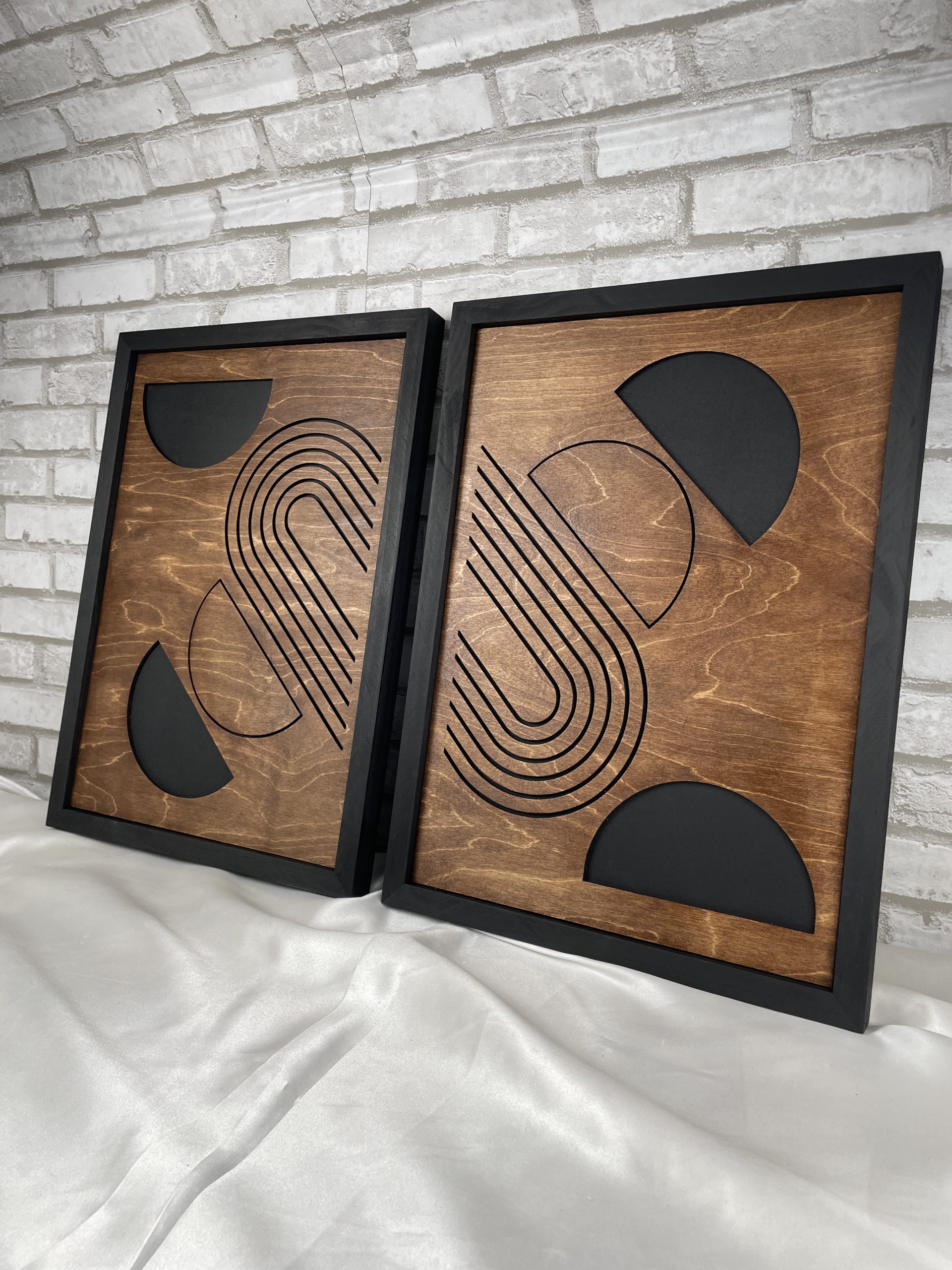 tableau en bois abstrait